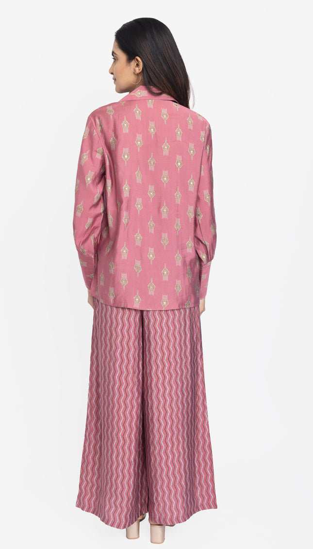 Mauve Heritage Print Co-ord Set
