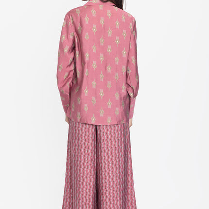 Mauve Heritage Print Co-ord Set