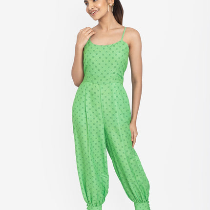 Mint Cross-Print Layered Co-Ord Set