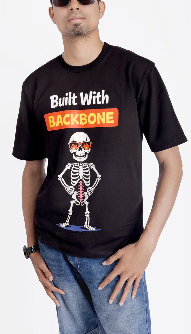 RReflekt – Unisex BACKBONE ENERGY Graphic Printed T-Shirt