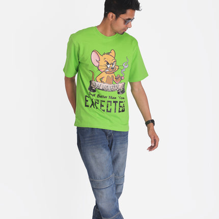 RReflekt - Unisex Expectation Graphic Printed Oversized T-Shirt