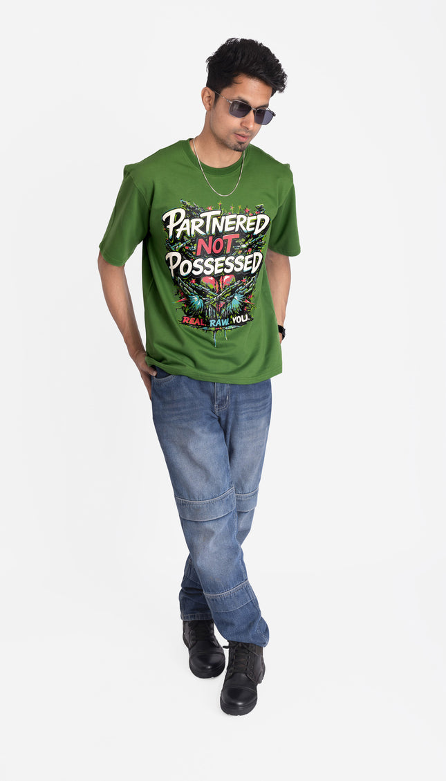 RReflekt - Unisex PARTNER Graphic Printed Oversized T-Shirt