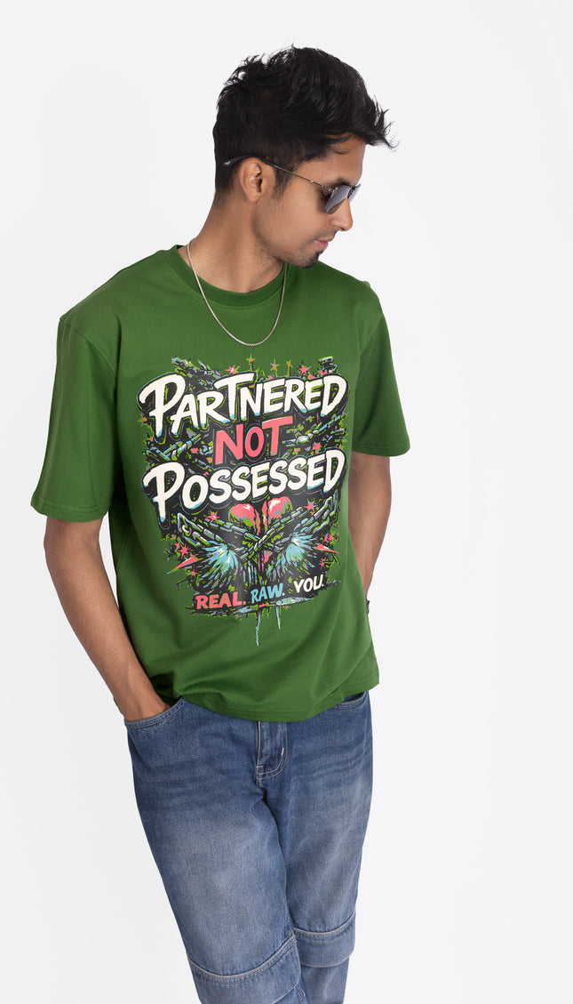 RReflekt - Unisex PARTNER Graphic Printed Oversized T-Shirt