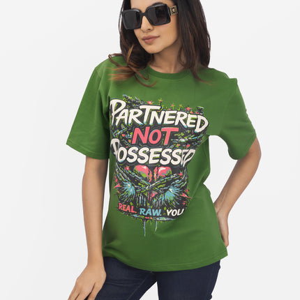 RReflekt - Unisex PARTNER Graphic Printed Oversized T-Shirt